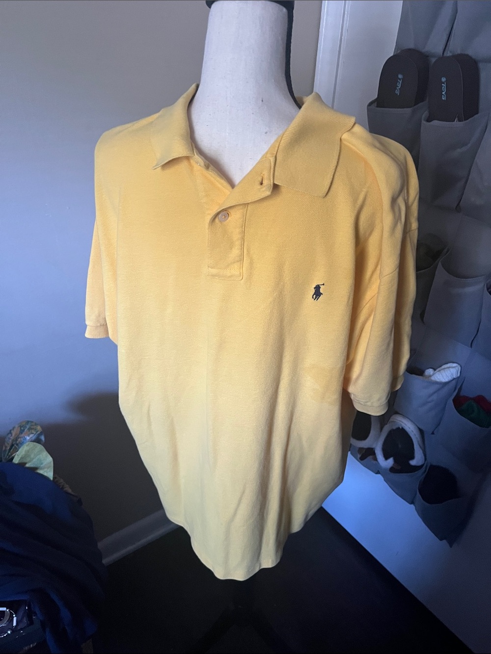 Polo by Ralph Lauren Yellow Short-Sleeve Pique Polo